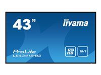 43" uhlopriečka (42.5" zobraziteľný) LCD displej s LED podsvietením - digital signage - 1080p 1920 x 1080 - čierny rám s lesklým povrchom