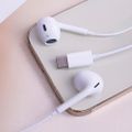 Maxlife káblové slúchadlá MXEP-04 USB-C biela