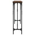 vidaXL Konzolový stolík dymový dub 180x23x75 cm kompozitné drevo