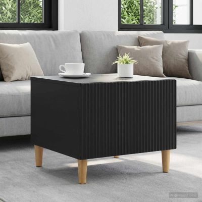 vidaXL Konferenčný stolík Čierna 49 x 50 x 40 cm Kompozitné drevo