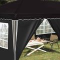 vidaXL Prístrešok na párty 575 x 288 x 245 cm Čierna