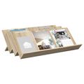 vidaXL Regál na časopisy Sonoma dub 90 x 53 x 28,5 cm Kompozitné drevo