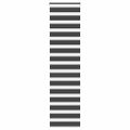 vidaXL Zebra roleta čierna 55x230 cm šírka látky 50,9 cm polyester