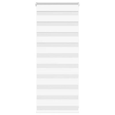 vidaXL Zebra roleta biela 60x100 cm šírka látky 55,9 cm polyester
