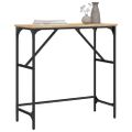vidaXL Konzolový stolík dub sonoma 75x32x75 cm kompozitné drevo