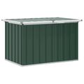 vidaXL Záhradný úložný box zelený 109x67x65 cm