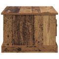vidaXL Konferenčný stolík Staré drevo 50 x 50 x 35 cm Kompozitné drevo