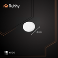 Suchý zip samolepivý Ruhhy 25884 18 mm 250 ks biely