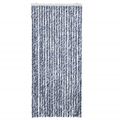 vidaXL Záves proti hmyzu, modrý a biely 90x200 cm, ženilka
