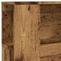vidaXL Skrinka na čelo postele staré drevo 100x18,5x102,5 cm komp. drevo
