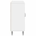 vidaXL Servírovacia skriňa Biela s vysokým leskom 89 x 34,5 x 80 cm