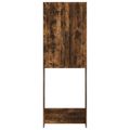 vidaXL Toaletná skriňa UTRECHT Dymový dub 66 x 25,5 x 190 cm