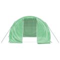 vidaXL Fóliovník s oceľovým rámom zelený 6 m² 3x2x2 m