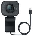 webová kamera Logitech StreamCam, grafit Webkamera, streamovacia, 1080p/60fps, autofocus, stereo mikrofón, statív, USB typ C, čierna
