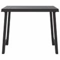 vidaXL Kempingový stôl antracit 79x56x64 cm PP drevený vzhľad