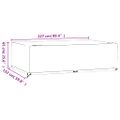 vidaXL Obaly na záhradný nábytok 2 ks 12 očiek 227x152x65 cm obdĺžnik