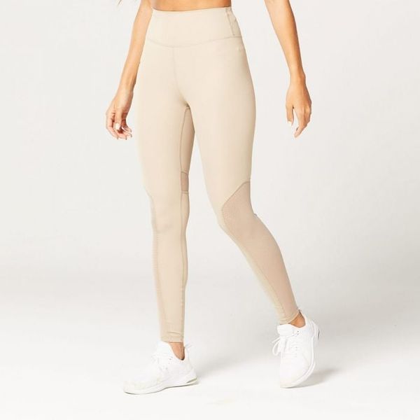 Dámske legíny Mesh Insert Cobblestone - SQUATWOLF, veľkosť S