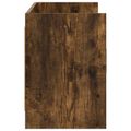 vidaXL TV skrinka 130 x 33 x 47 cm Dymový dub Kompozitné drevo