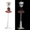 vidaXL Vianočná pouličná lampa so Santom 180 cm LED