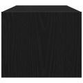 vidaXL TV stolíky 2 ks dub čierne 80x31x25,5 cm kompozitné drevo