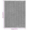 vidaXL Strešný panel 36 ks Strieborná 60 x 45 cm Pozinkovaná oceľ