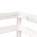 vidaXL Detská vyvýšená posteľ veža modrá 80x200 cm masívna borovica