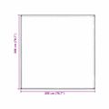 vidaXL Koberec do stanu Svetlosivá 200 x 200 cm Polyetylén