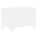 vidaXL Úložný box s vekom RANA biely 80x49x54 cm borovicový masív