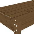 vidaXL Záhradná lavica medovohnedá 80x38x45 cm masívna borovica