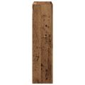vidaXL Kúpeľňová nástenná skriňa Staré drevo 40 x 16 x 62,5 cm