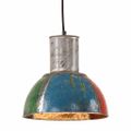 vidaXL Industriálna závesná lampa 25 W viacfarebná okrúhla 28,5 cm E27