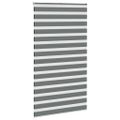 vidaXL Zebra roleta tmavošedá 120x200 cm šírka látky 115,9cm polyester