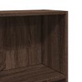 vidaXL Knižnica hnedý dub 60x24x176 cm kompozitné drevo