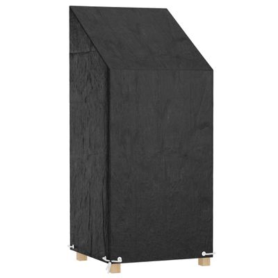 vidaXL Kryt na záhradnú stoličku 8 očiek 65x65x110/150 cm polyetylén
