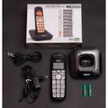 MAXCOM MC6800 DECT, Telefónny prístroj, čierny