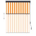 vidaXL Vonkajšia zatemňovacia roleta 120x250 cm biela a oranžová