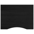 vidaXL pracovný stôl tmavohnedá 80x60x(71,5-98) cm masívny dub