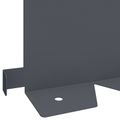 vidaXL Obrubník trávnika 30 ks 102 x 15 x 4 cm Oceľ Antracitová