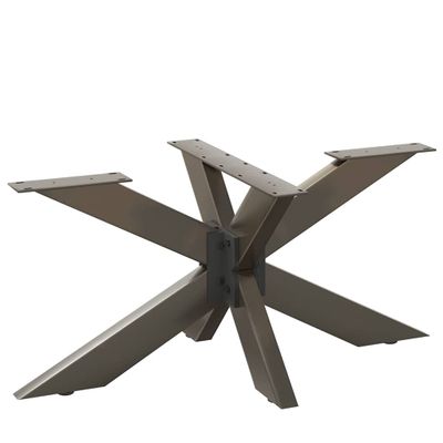 vidaXL Noha konferenčného stolíka v tvare pavúka, čierna 98x58x(42-43) cm, oceľ