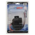 Autozásuvka Compass 07394 12/24V s krytom dvojitá