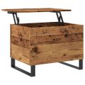 vidaXL Konferenčný stolík staré drevo 60x44,5x45 cm kompozitné drevo