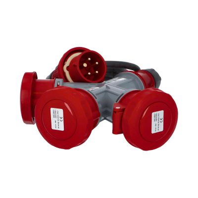 Rozbočovač (adaptér) 31021 IP67 400V/16A/5P, 3 vývody, kábel 2m - SpeedPRO