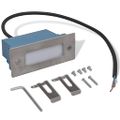vidaXL LED Zapustené svietidlá na schody, 6 ks, 44x111x56 mm