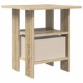 vidaXL Nočný stolík Sonoma dub 41 x 40 x 45 cm Kompozitné drevo