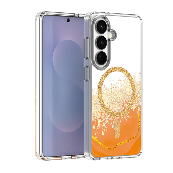 Epoxidové magnetické puzdro pre Samsung Galaxy S26 oranžová