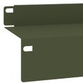 vidaXL Obrubník trávnika 10 ks 100 x 10 x 8 cm Oceľ Olivovo zelená