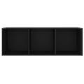 vidaXL TV skrinky 2 ks čierne 107x35x37 cm drevotrieska