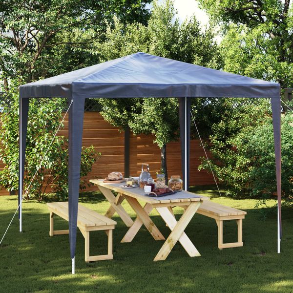 vidaXL Párty stan 2,5x2,5 m, modrý
