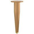 vidaXL Stojace nohy 2 ks Zlatá 98 x 40 mm Železo
