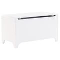 vidaXL Úložný box s vekom RANA biely 100x49x54 cm borovicový masív